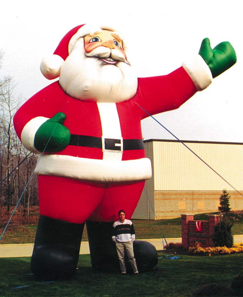 Holiday Inflatables new world santa